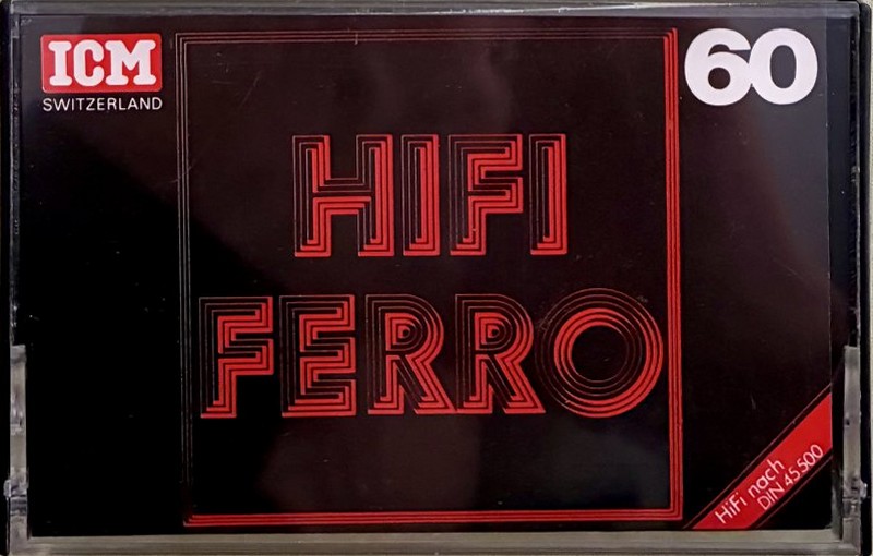 Compact Cassette ICM HIFI Ferro 60 Type I Normal 1978 Europe