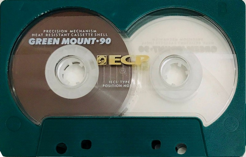 Compact Cassette ECP GM 90 "Green Mount" Type I Normal 1999 Russia