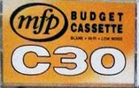 Compact Cassette mfp / Music For Pleasure Budget 30 Type I Normal Australia