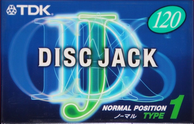 Compact Cassette TDK DJ1 Disc Jack 120 "DJ1-120F" Type I Normal 1999 Japan