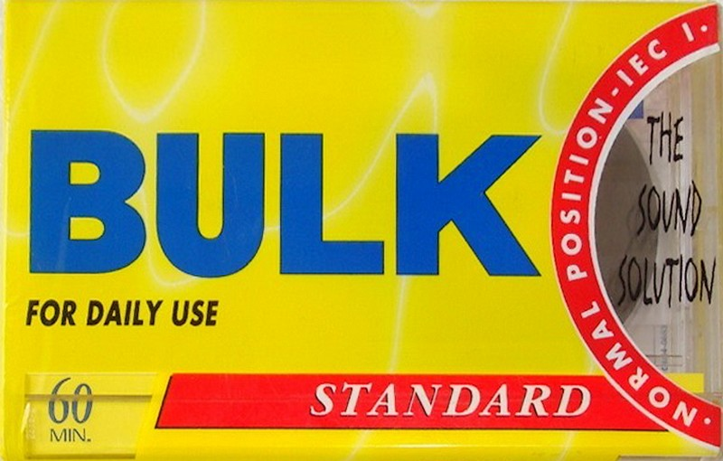 Compact Cassette Bulk 60 Type I Normal Brazil