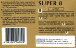 Video8, Hi8, Digital8 Metro Goldwyn Mayer 60 Type IV Metal Canada