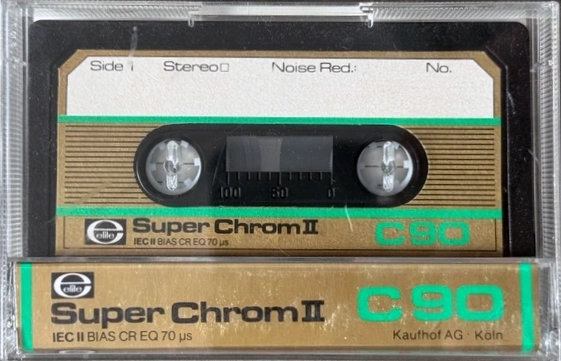 Compact Cassette Elite 90 Type II Chrome 1982 Germany