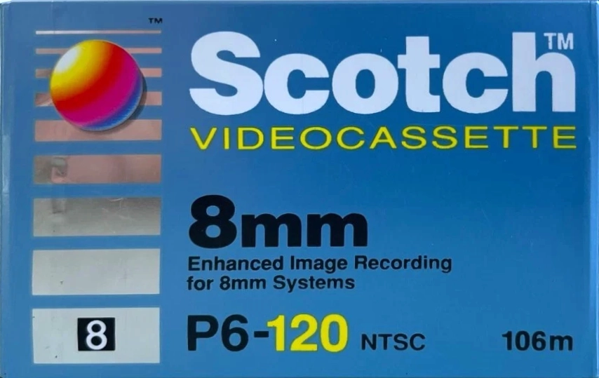 Video8, Hi8, Digital8 Scotch 120 Type IV Metal 1991 USA
