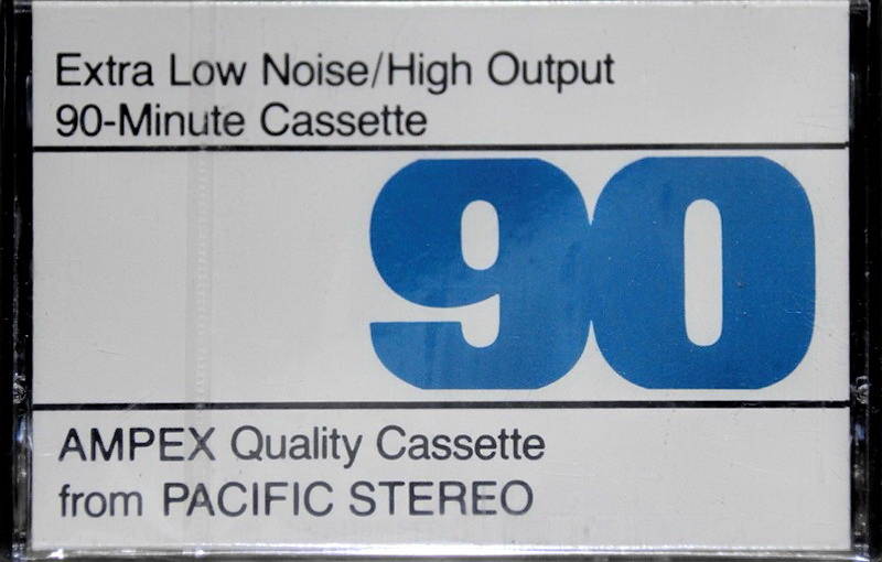 Compact Cassette Pacific Stereo 90 Type I Normal 1978 USA