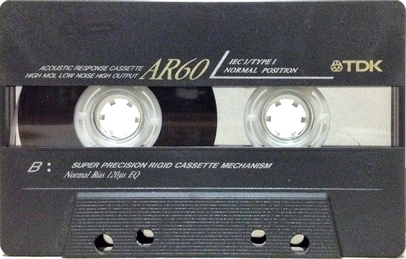 Compact Cassette TDK AR 60 "AR-60ES" Type I Normal 1990 Europe