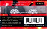 Compact Cassette LG HP 90 Type I Normal 2003 USA