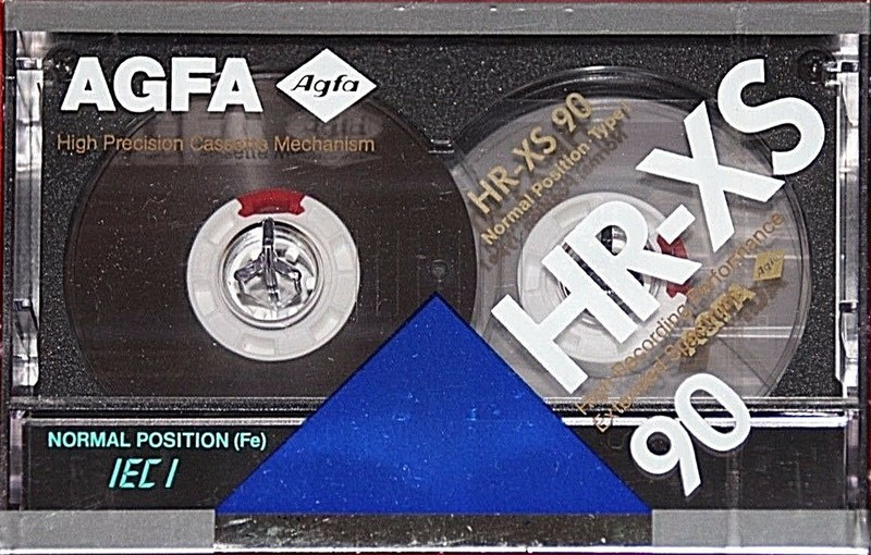 Compact Cassette AGFA HR-XS 90 Type I Normal 1989 Europe