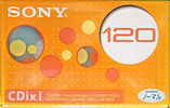 Compact Cassette Sony CDix I 120 "C120CDX1L" Type I Normal 2001 Japan