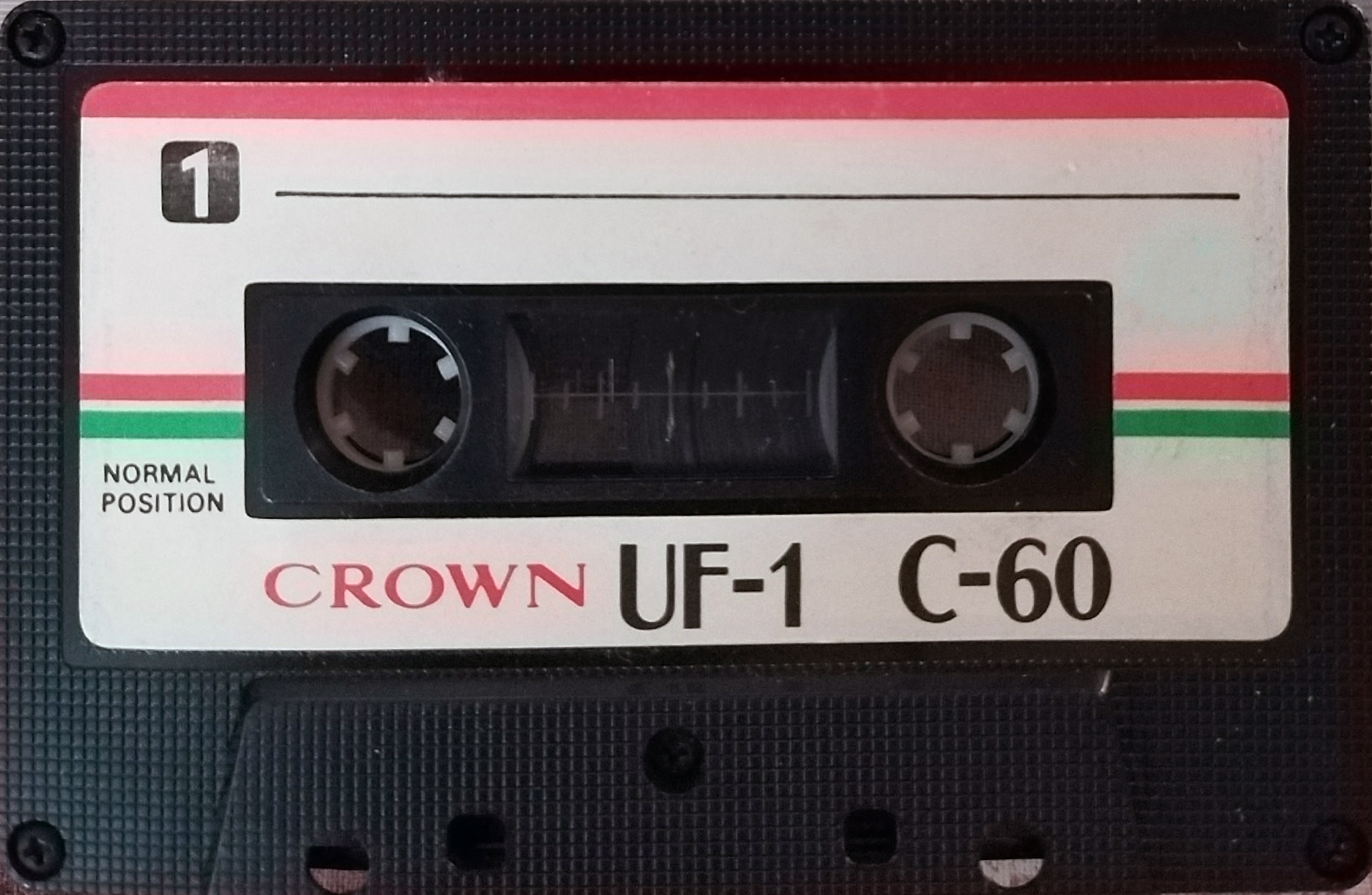 Compact Cassette Crown / Crown Radio Corporation UF-1 60 Type I Normal Unknown Country
