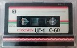 Compact Cassette Crown / Crown Radio Corporation UF-1 60 Type I Normal Unknown Country
