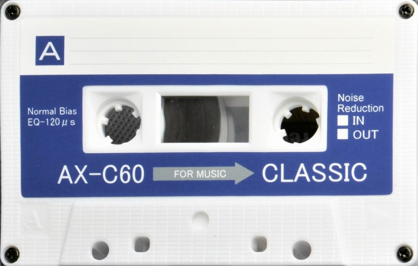 Compact Cassette Classic AX / Blue 60 Type I Normal 2022 Worldwide