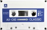 Compact Cassette Classic AX / Blue 60 Type I Normal 2022 Worldwide