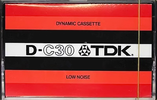 Compact Cassette TDK D 30 Type I Normal 1975 Japan