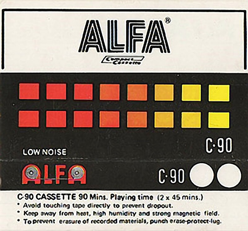 Compact Cassette:  Alfa -  90