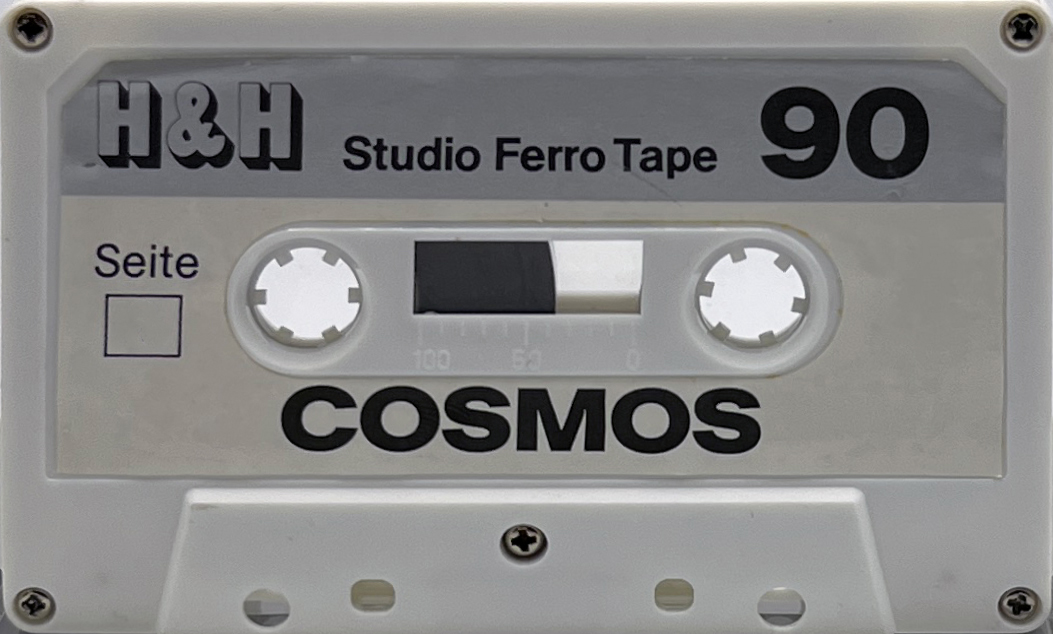 Compact Cassette H&H Cosmos Studio 90 Type I Normal 1977 Germany