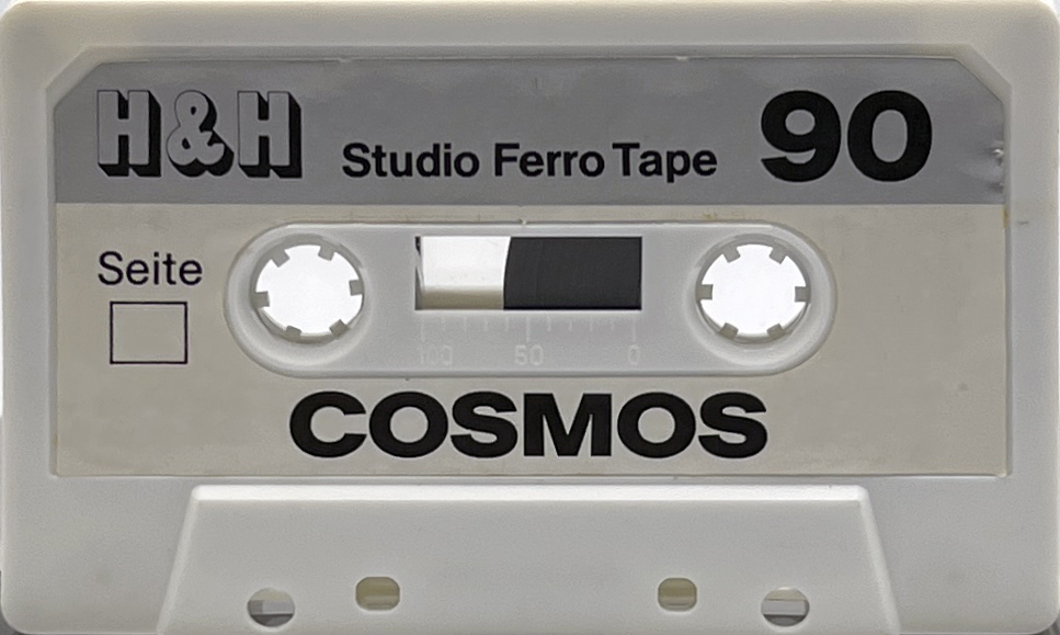 Compact Cassette H&H Cosmos Studio 90 Type I Normal 1977 Germany