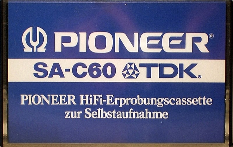 Compact Cassette:  Pioneer - SA 60