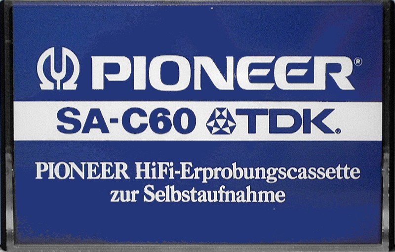 Compact Cassette:  Pioneer - SA 60