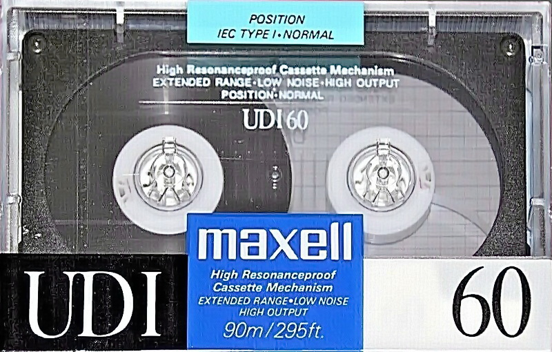 Compact Cassette: Maxell / Hitachi Maxell - UDI 60