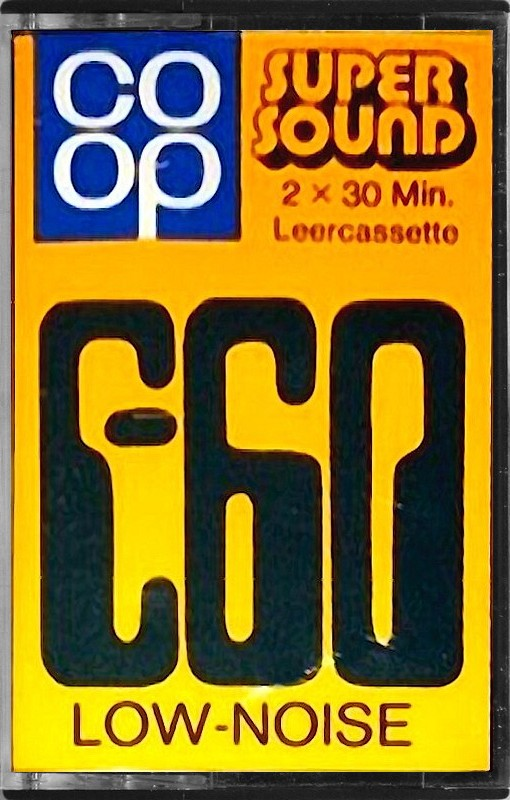 Compact Cassette Coop Super Sound 60 Type I Normal Germany