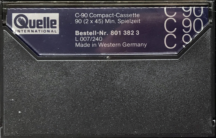 Compact Cassette Universum 90 Type III Ferro Chrome 1978 Europe