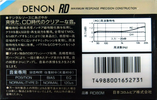 Compact Cassette Denon RD 80 "RD80M" Type I Normal 1987 Japan