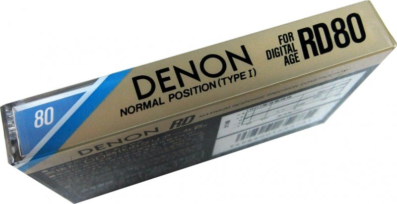 Compact Cassette Denon RD 80 "RD80M" Type I Normal 1987 Japan