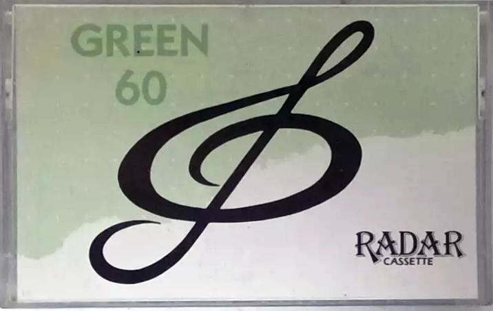 Compact Cassette Radar 60 "GREEN 60" Type I Normal 1988 Singapore
