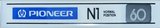 Compact Cassette Pioneer N1 60 Type I Normal 1980 Europe