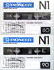 Compact Cassette Pioneer N1 60 Type I Normal 1981 Japan