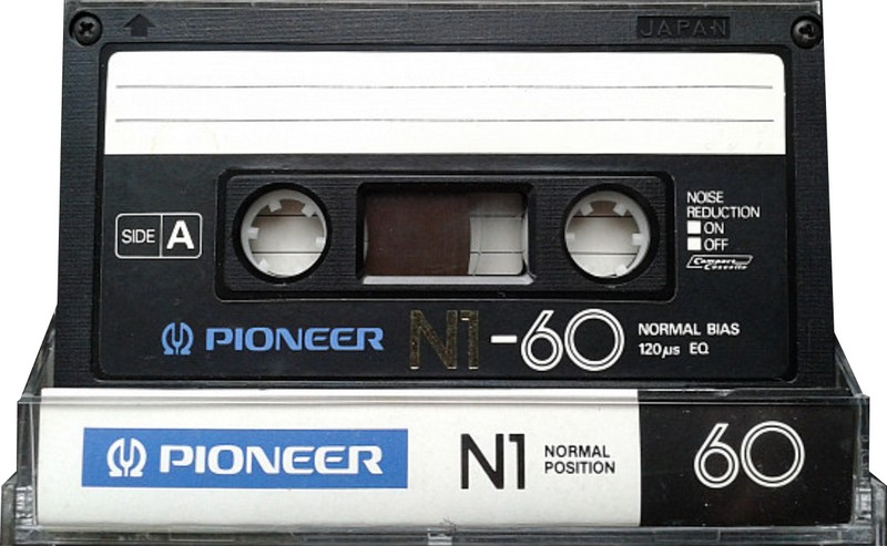 Compact Cassette Pioneer N1 60 Type I Normal 1981 Japan