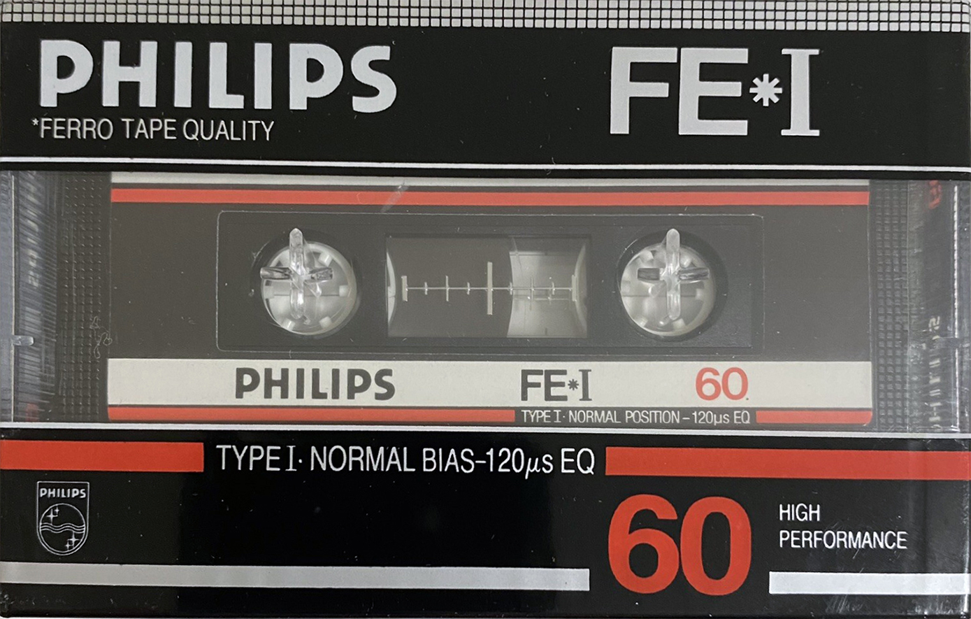 Compact Cassette Philips FE-I 60 Type I Normal 1984 Europe