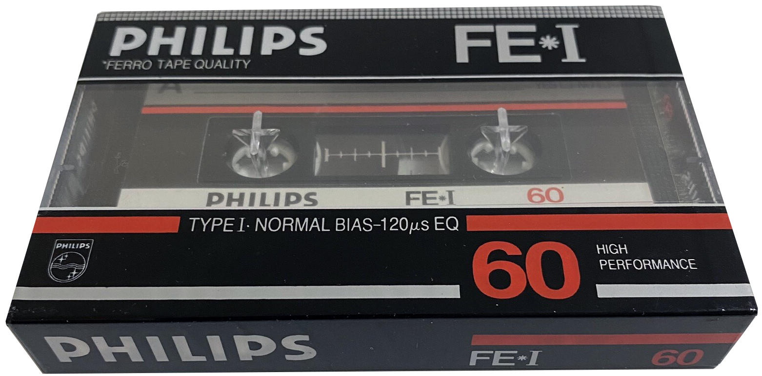 Compact Cassette Philips FE-I 60 Type I Normal 1984 Europe
