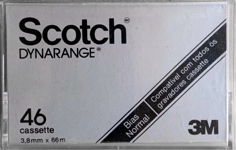 Compact Cassette Scotch Dynarange 46 Type I Normal 1981 Brazil