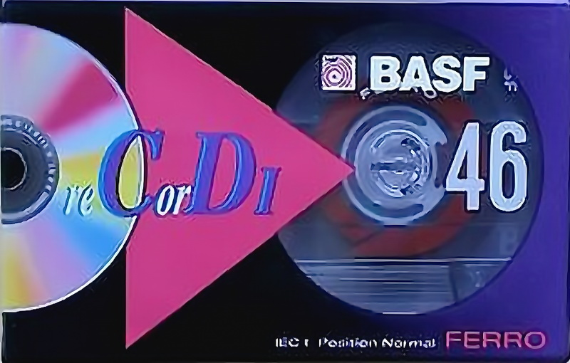 Compact Cassette BASF Record I 46 Type I Normal 1995 Europe