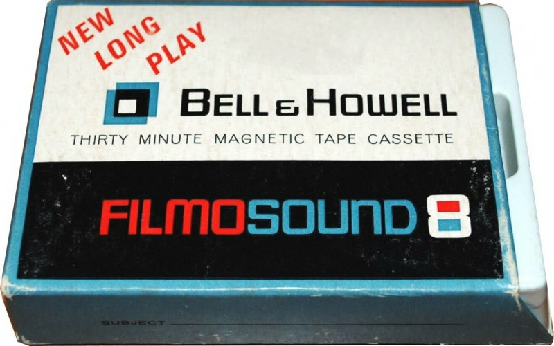Compact Cassette Bell & Howell 60 "Filmo Sound 8" Type I Normal 1968 USA
