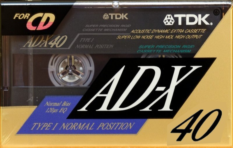 Compact Cassette: TDK  - AD-X 40