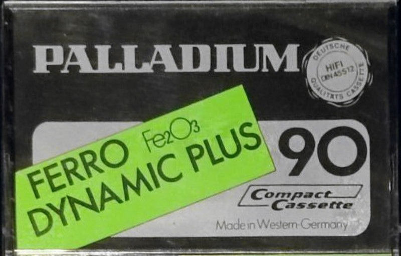 Compact Cassette Palladium Dynamic Plus 90 Type I Normal 1981 Europe