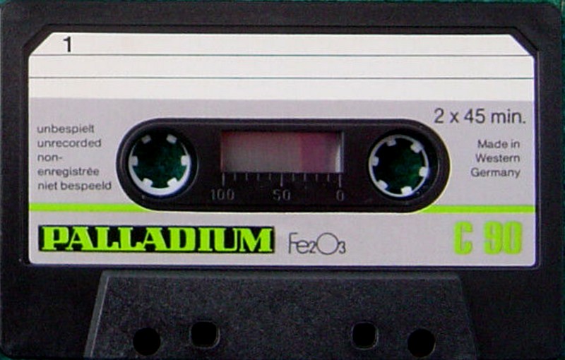 Compact Cassette Palladium Dynamic Plus 90 Type I Normal 1981 Europe