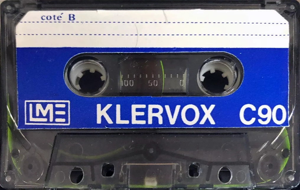 Compact Cassette LME KLERVOX 90 Type I Normal France
