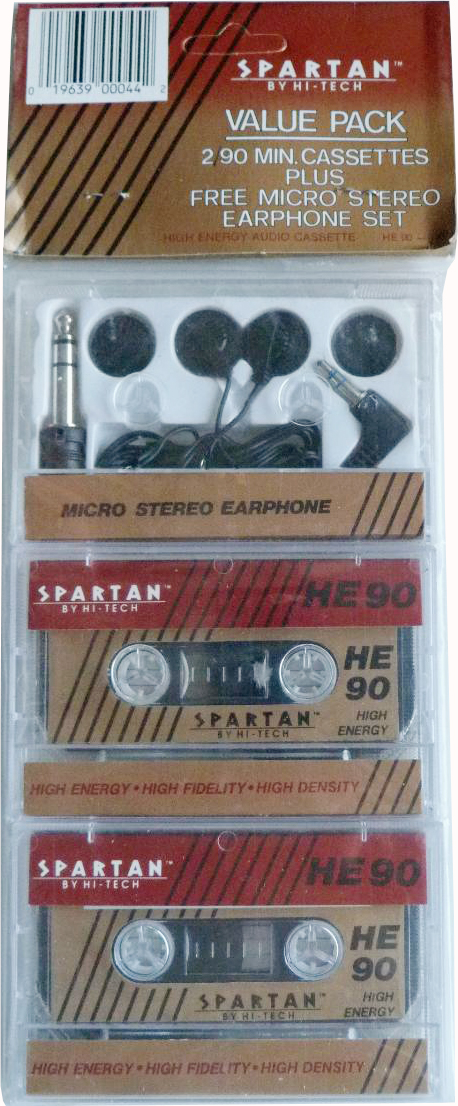 Soft Pack Spartan HE 90 Type I Normal 1990 USA
