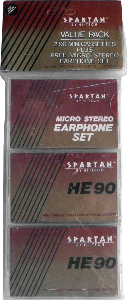 Soft Pack Spartan HE 90 Type I Normal 1990 USA