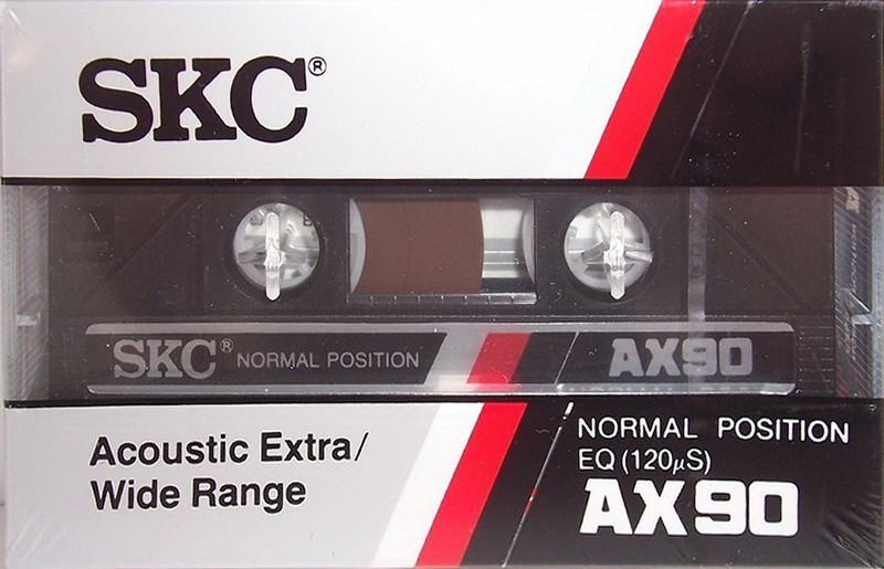 Compact Cassette SKC AX 90 Type I Normal 1984 Europe