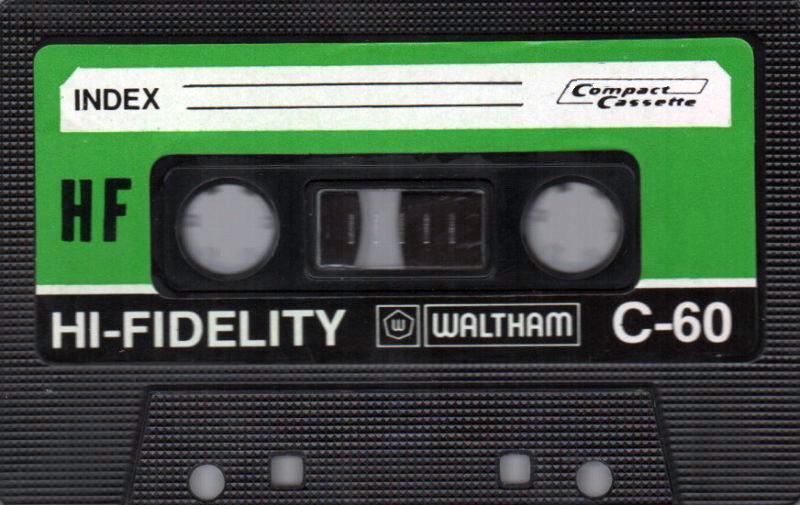 Compact Cassette Waltham 60 "HF Hi-Fidelity" Type I Normal UK