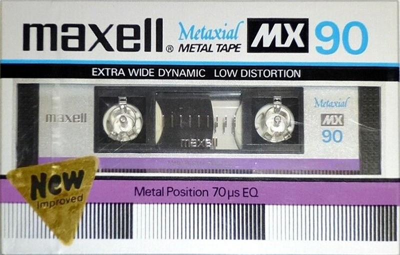 Compact Cassette Maxell MX 90 Type IV Metal 1982 Japan