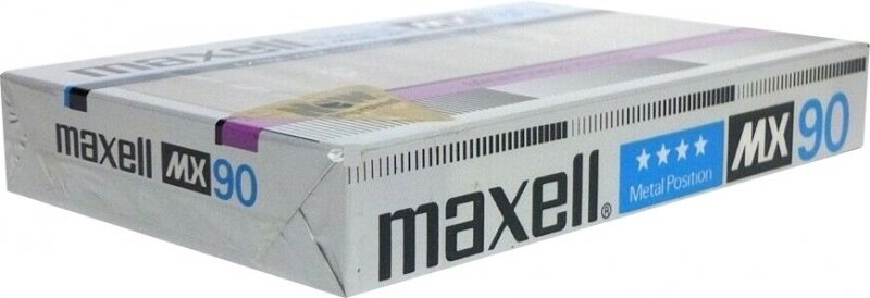 Compact Cassette Maxell MX 90 Type IV Metal 1982 Japan