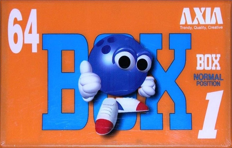 Compact Cassette AXIA Box 1 64 "BOX1A 64" Type I Normal 1995 Japan