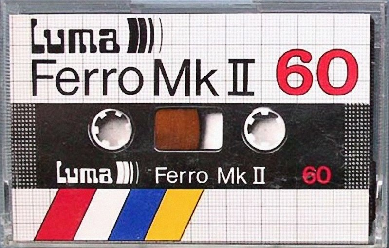 Compact Cassette Luma Ferro Mk II 60 Type I Normal 1982 Sweden
