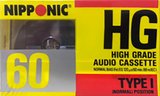 Compact Cassette Nipponic HG 60 Type I Normal Brazil
